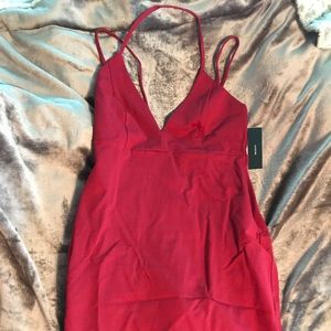 Lulus wine red dress